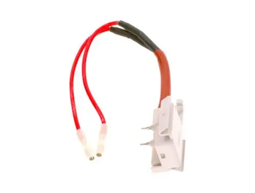 Bosch Zündkabel mit zwei roten und einem schwarzen Draht, angeschlossen an einen weißen Stecker.